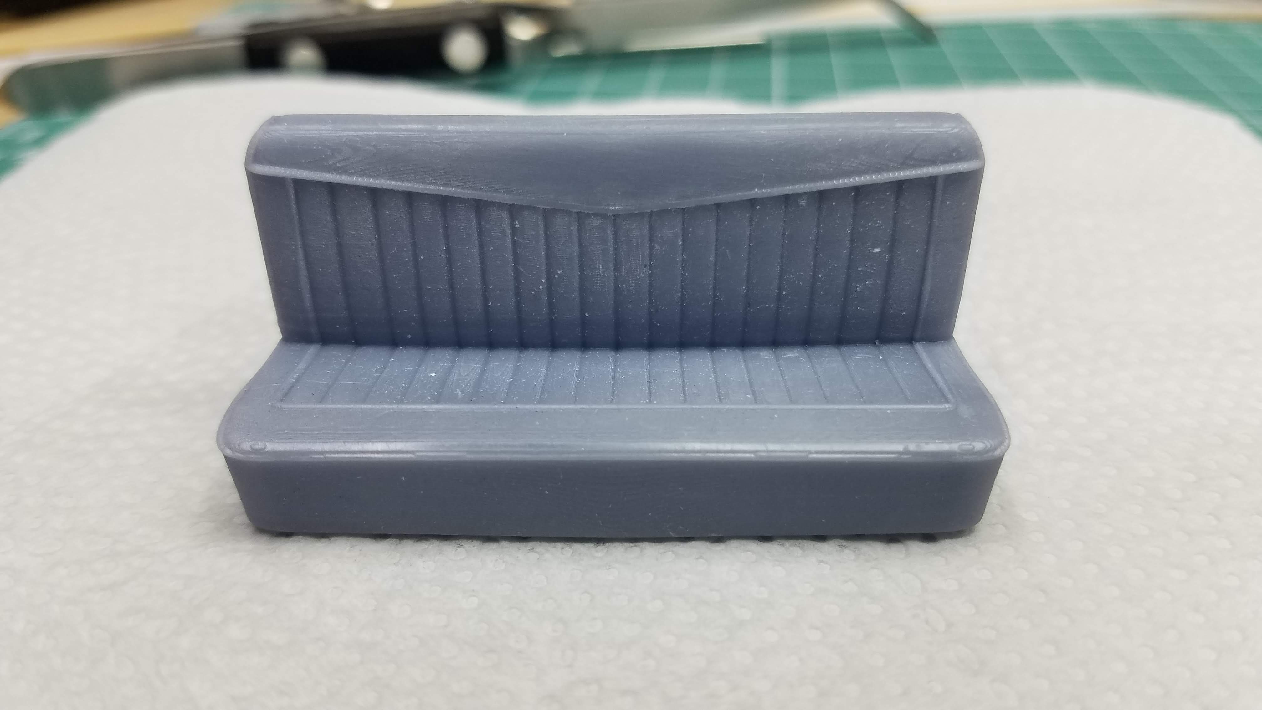 3D printed bench seat