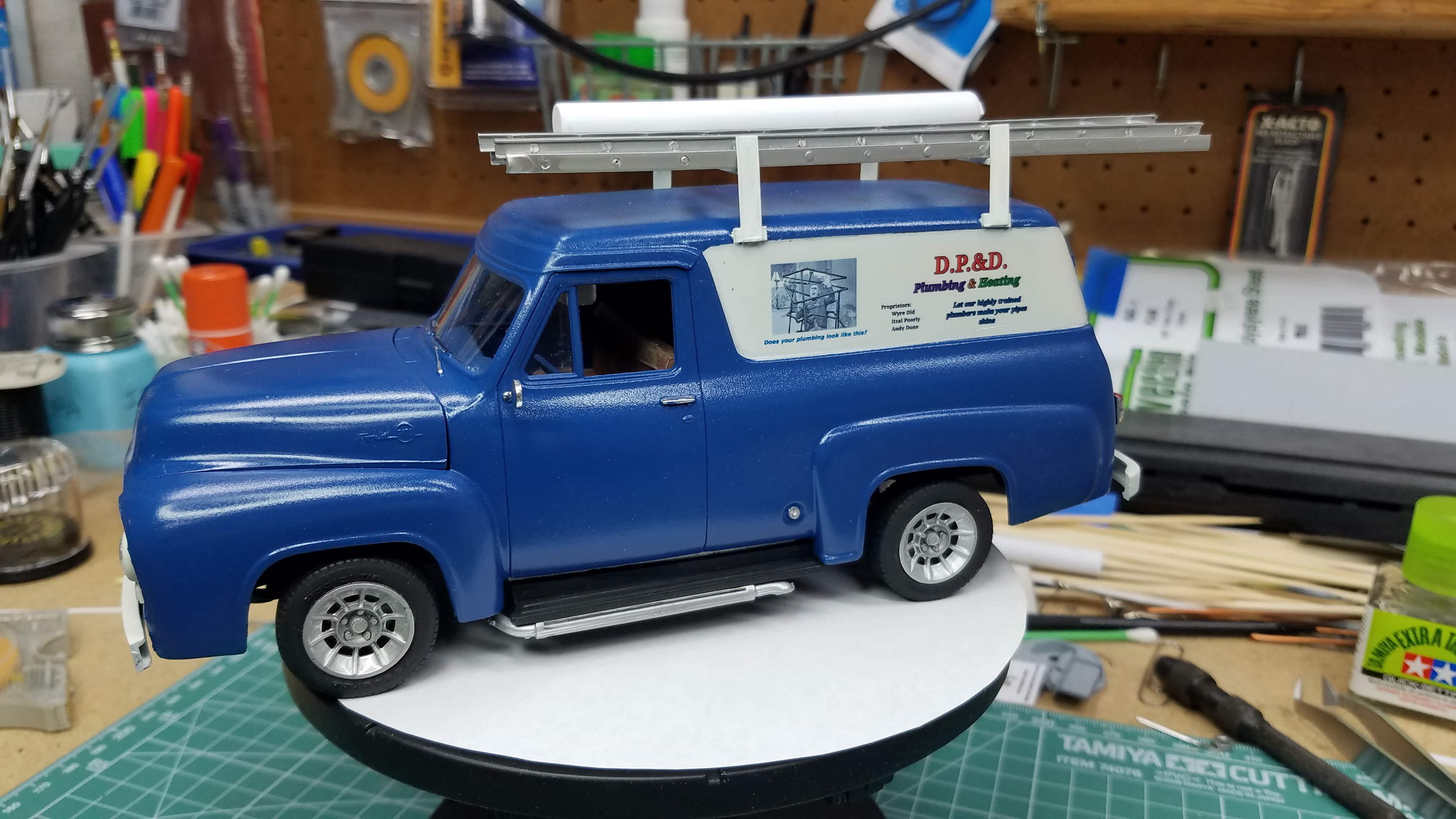 1955 Ford Panel Truck Finished Build