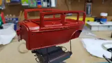 Body with clear coat