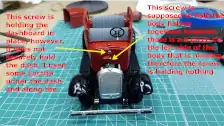 Front view of the assembly process