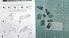 Engine parts for instruction sheet steps 1 & 2