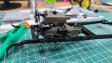 Engine mounted in the frame