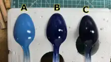 Test spoons for body colors