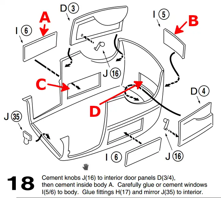 Window glass too small