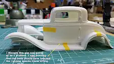Dry fitting the body parts