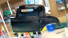 Top half of body painted