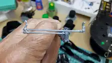 Steering linkage is painted