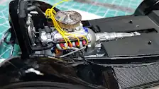 Upper and lower radiators hoses installed