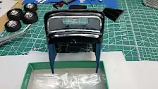Windshield frame installed