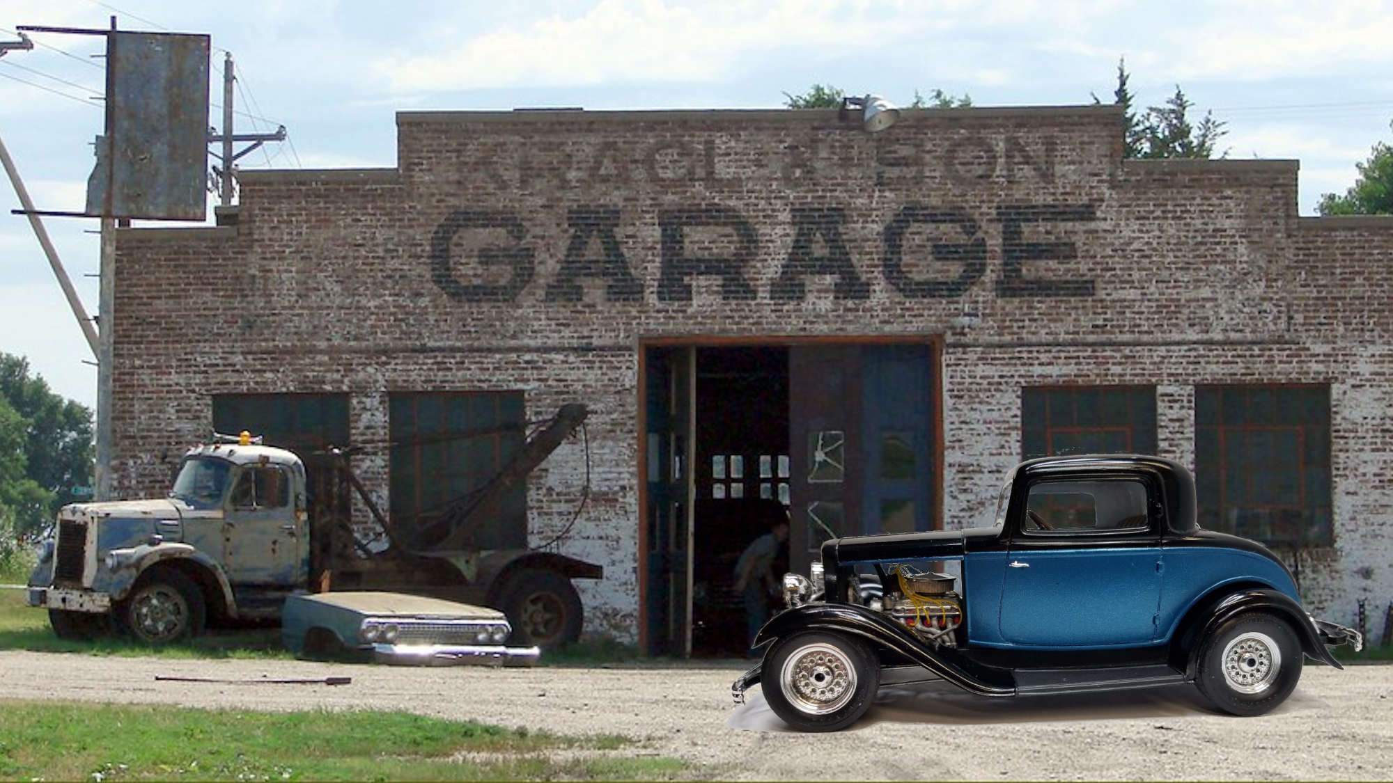 105 32 Ford 3-Window Coupe