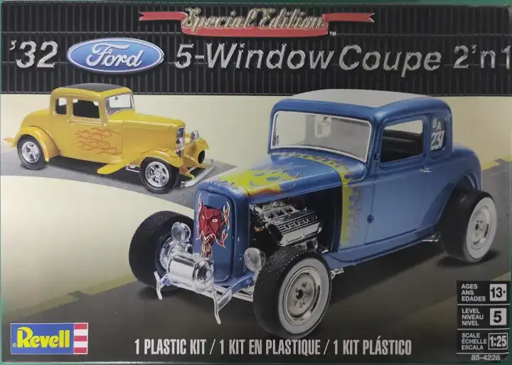 1932 Ford 5-Window Deuce Coupe Box Art