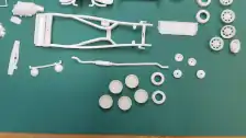 Needed parts are removed from the sprews