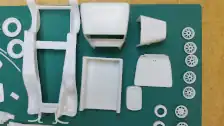 Needed parts are removed from the sprews