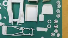 Needed parts are removed from the sprews