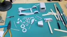Parts being prep'ed for primer