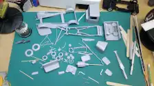 Cleaning parts after priming