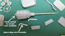 Scratch building some additional engine parts