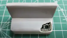 Making a torn seat with seat springs, top view
