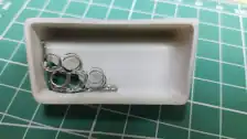 Making a torn seat with seat springs, bottom view