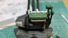 Starting to detailing the engine