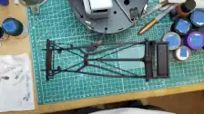 Frame lightly airbrushed