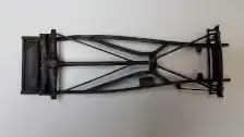 Frame is lightly sanded to show rust