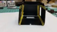 Masking the inside of the cab