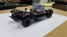 Engine and interior mounted on chassis/frame