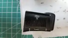 Engine shroud detailed and Ford logo painted and filled