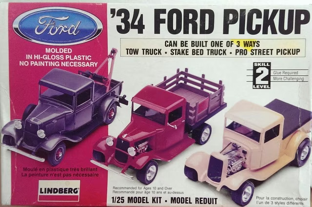 1934 Ford Pickup Box Art (Lindberg)