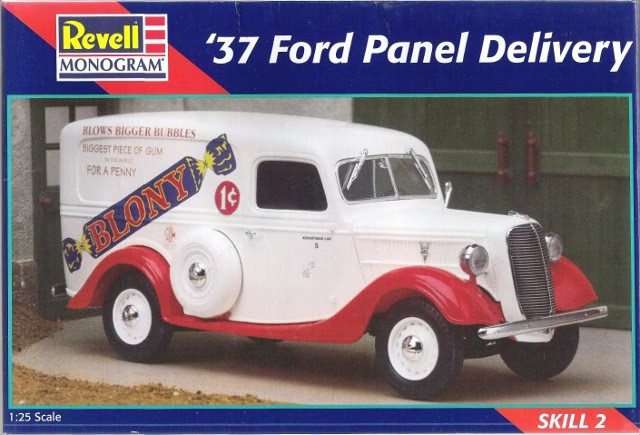 1937 Ford Panel Delivery Box Art (Revell)