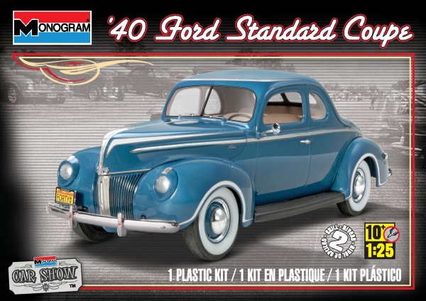 1940 Ford coupe Box Art (Monogram)