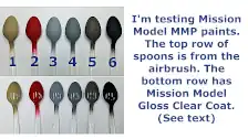Test spoons for color tests