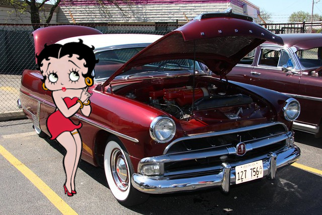 1954 Hudson Hornet Club Coupe with Betty Boop