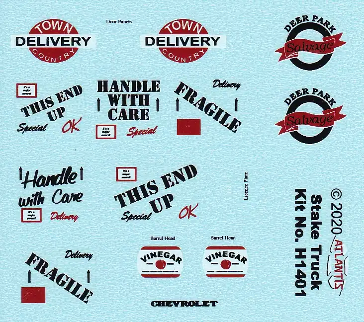 Decal sheet