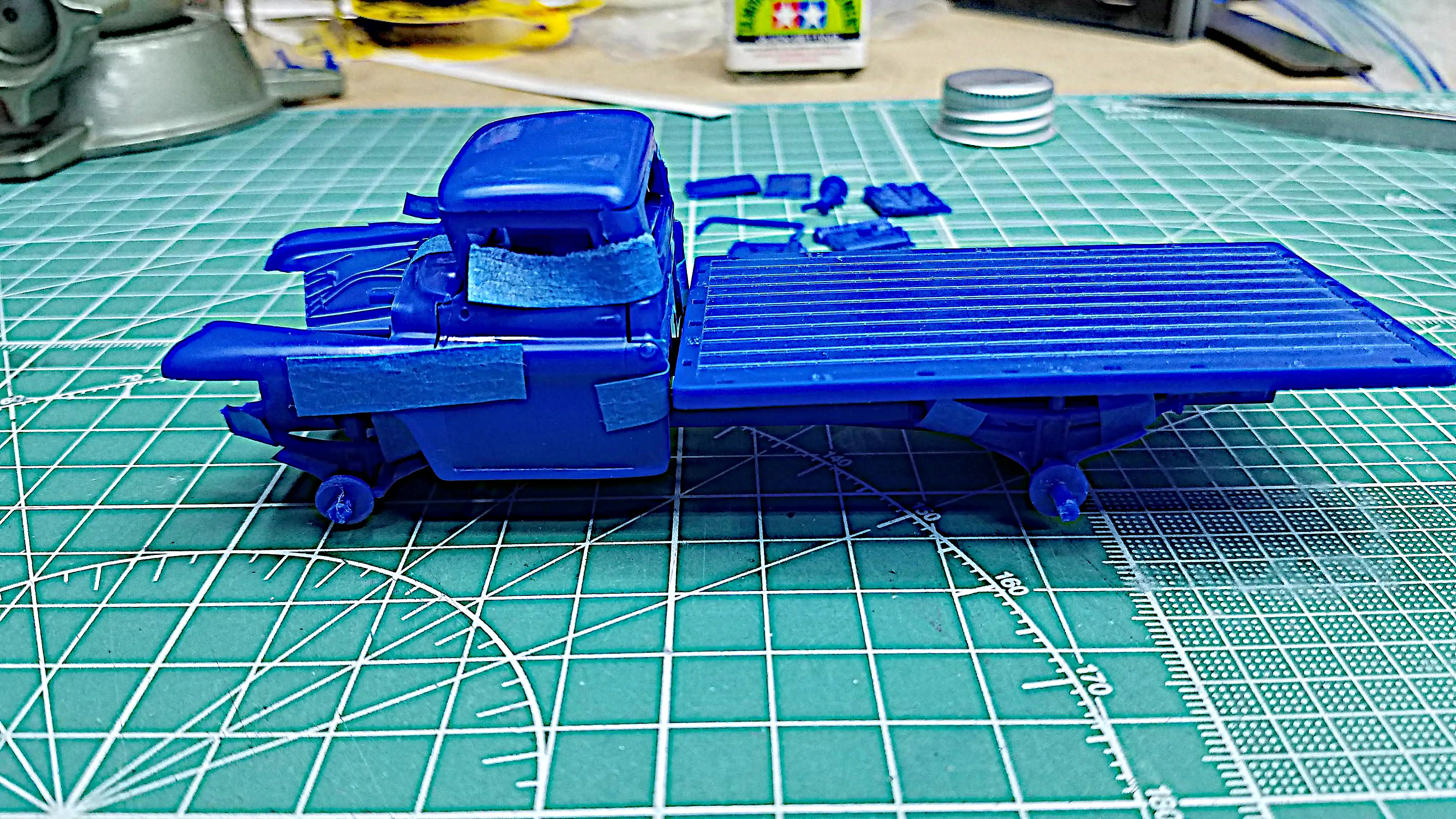Dry fitting most of the truck