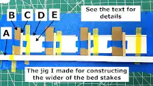 How I created the jig for making the bed side stakes