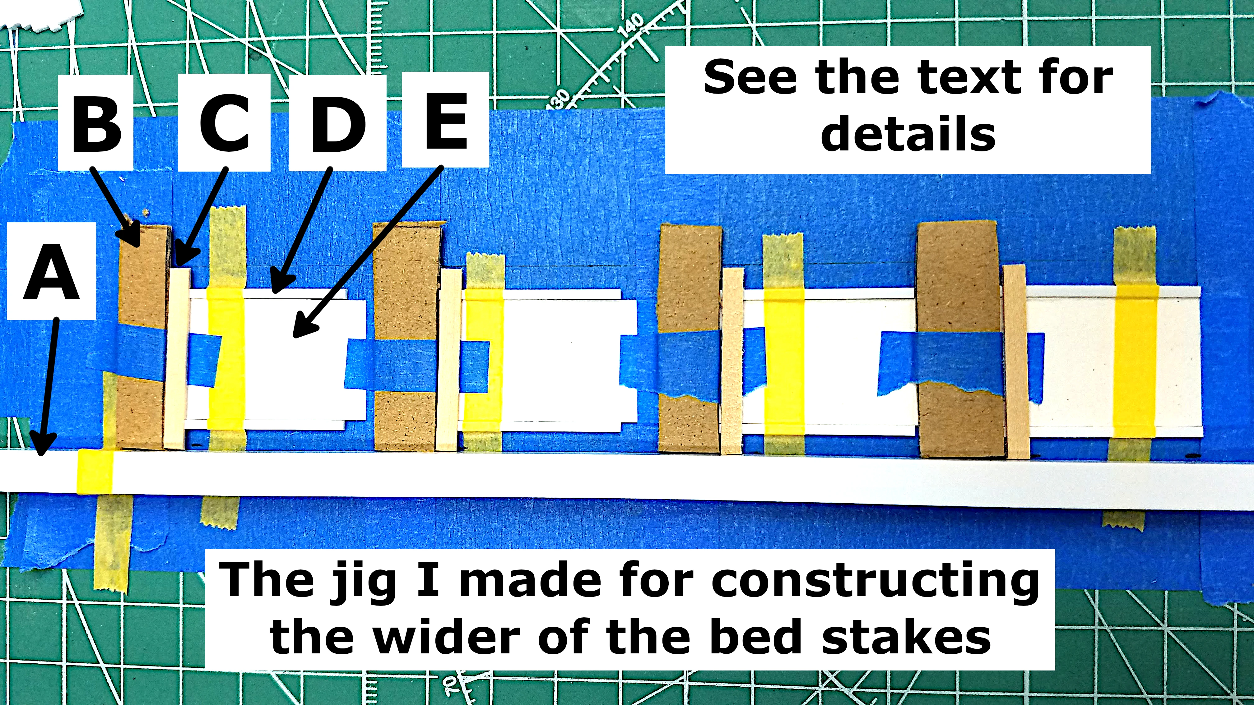 How I created the jig for making the bed side stakes