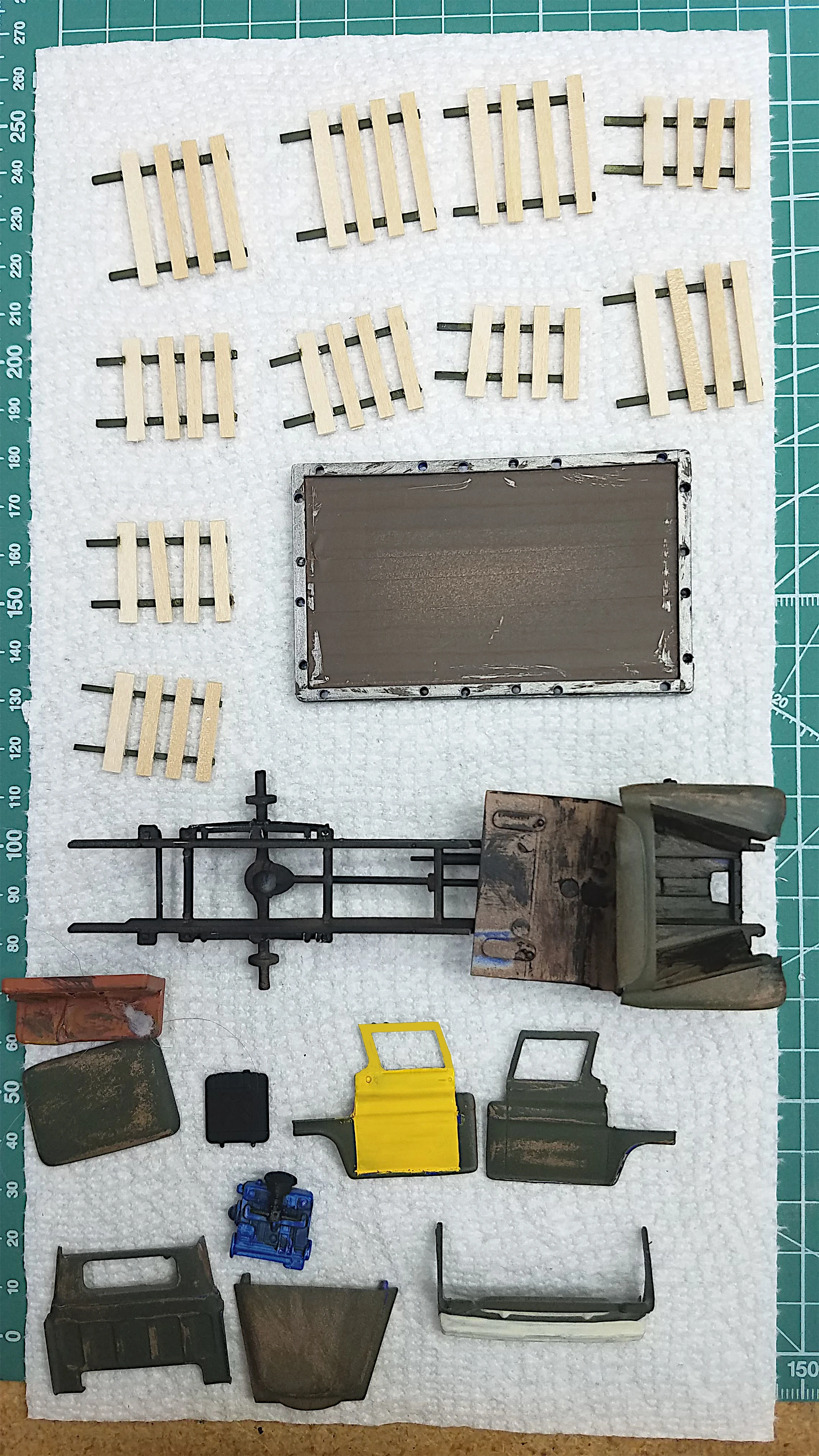 All parts except for tires and wheels