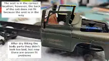 Back of the cab does not fit