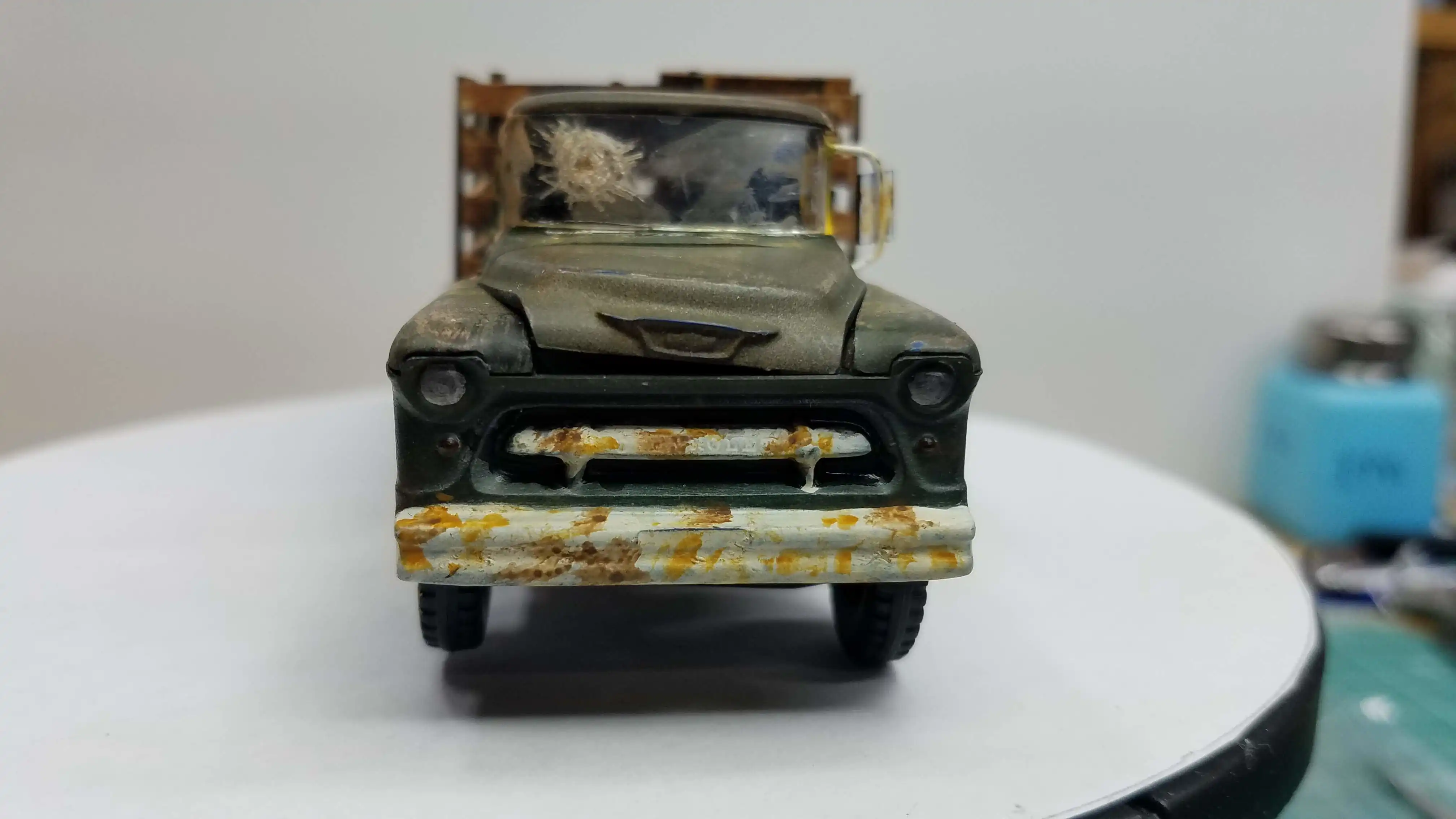 Finished truck from the front