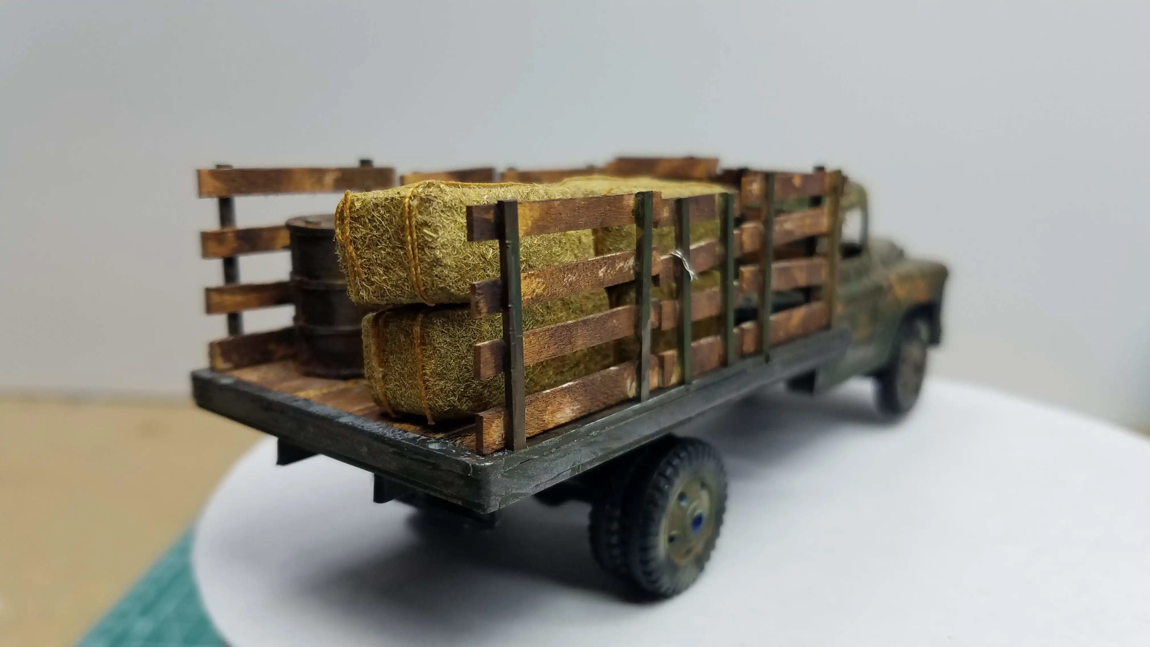 Finished truck from back right corner