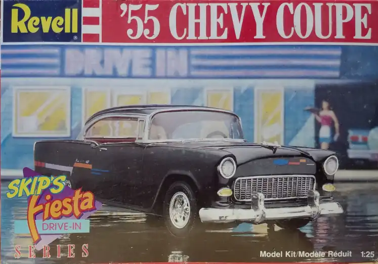 1955 Chevy Coupe Skips Fiesta Box Art