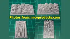3D Printed Chevy 427 Big Block on the Sprue