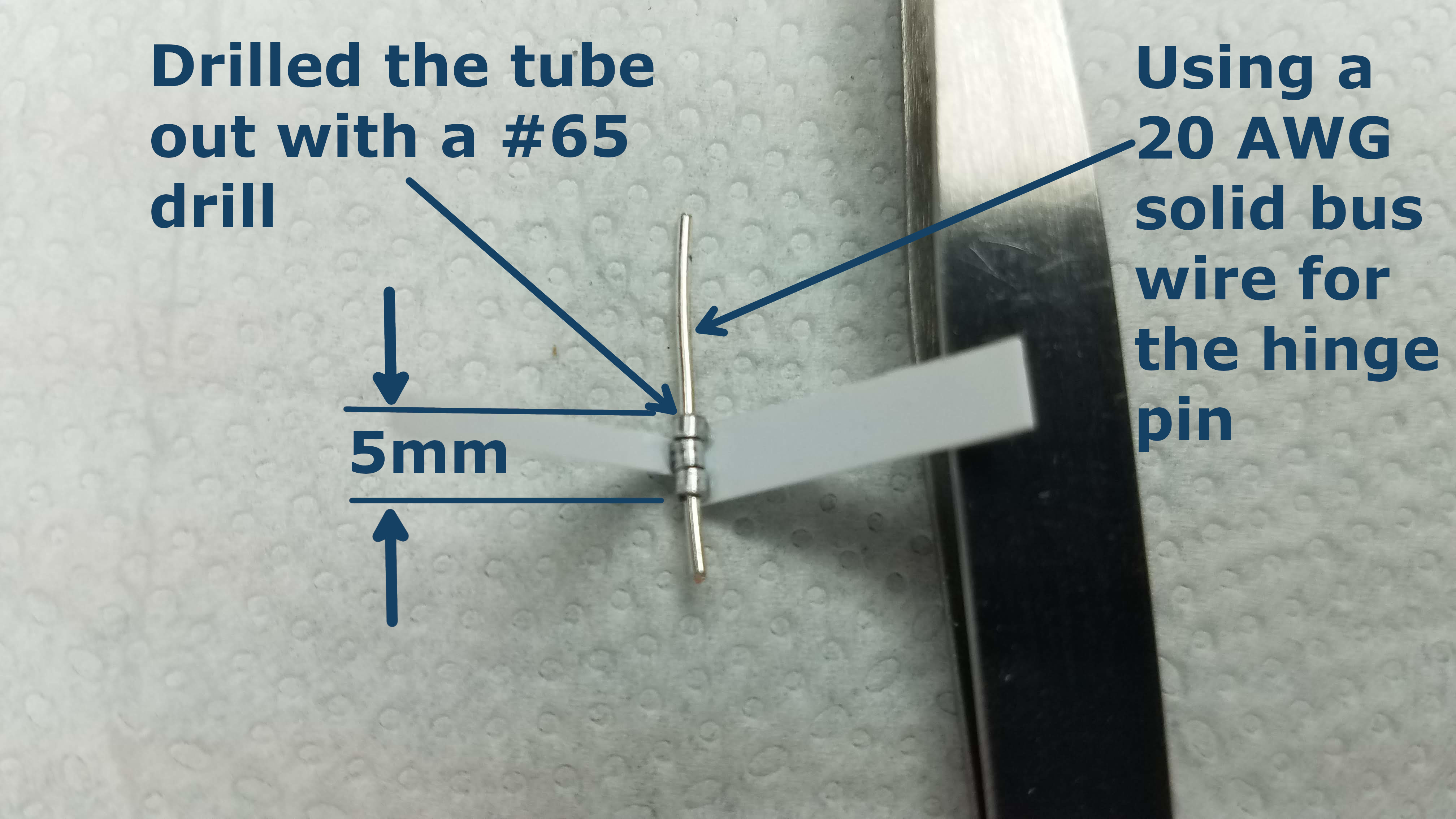 Rear door hinge concept