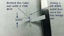 Rear door hinge concep