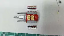 Hemi engine dual carburetors and exhaust manifolds installed