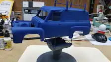 Second and third coat on the body