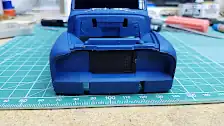The front of the body with the radiator were installed