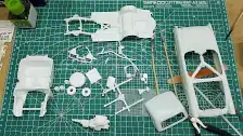 All parts have been removed from the sprues